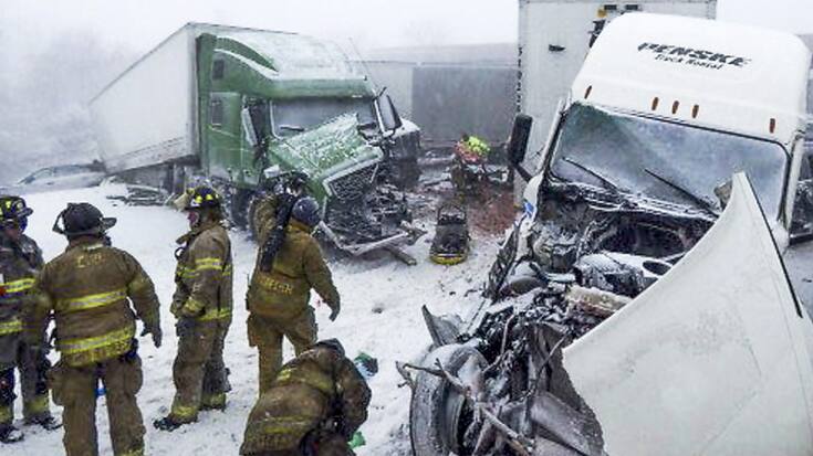 Les conditions météo extrêmes ont fait au moins 26 victimes aux Etats-Unis et quatre au Canada pendant le week-end de Noël, notamment en raison des routes verglacées.