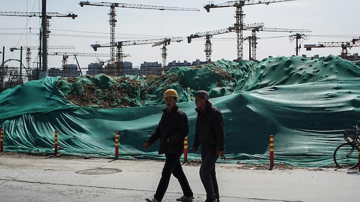 En difficulté pour honorer le service de son endettement pharaonique, le béhémoth de l'immobilier chinois fait depuis plus d'un an trembler tout le secteur dans l'Empire du Milieu. (archive)