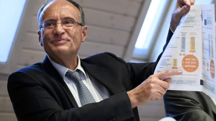 Le procureur général du canton de Fribourg a rendu lundi une ordonnance de classement à l'encontre notamment de l'homme d'affaires Damien Piller, ici en novembre 2019, concernant le volet pénal de l'affaire l'opposant à Migros (archives).