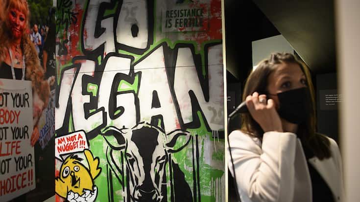 Le véganisme avait fait l'objet d'une exposition temporaire à l'Alimentarium de la fondation Nestlé a Vevey au printemps 2021.