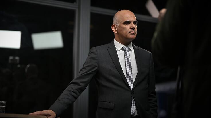 Le président de la Confédération Alain Berset appelle à ne pas trop interpréter l'absence de rencontre formelle avec la présidente de la Commission européenne Ursula von der Leyen à Davos (GR).