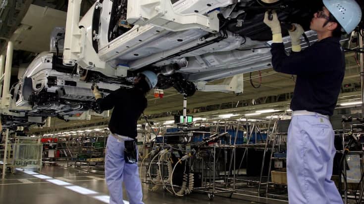 Sur un an, la production industrielle japonaise a diminué de 0,9% en novembre (archives).