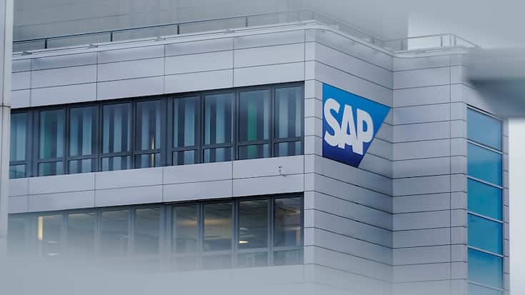 Le programme "devrait affecter environ 2,5% des effectifs." SAP emploie quelque 120'000 personnes dans le monde. (KEYSTONE/DPA/Uwe Anspach)