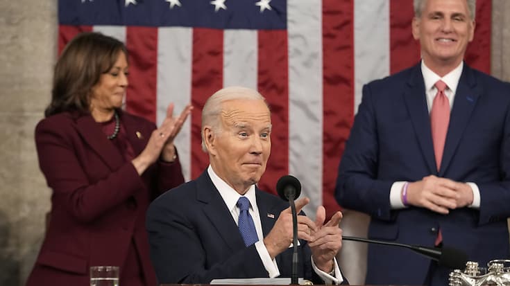Joe Biden s'est posé en optimiste en chef dans son message d'unité et de justice au congrès des Etats-Unis.
