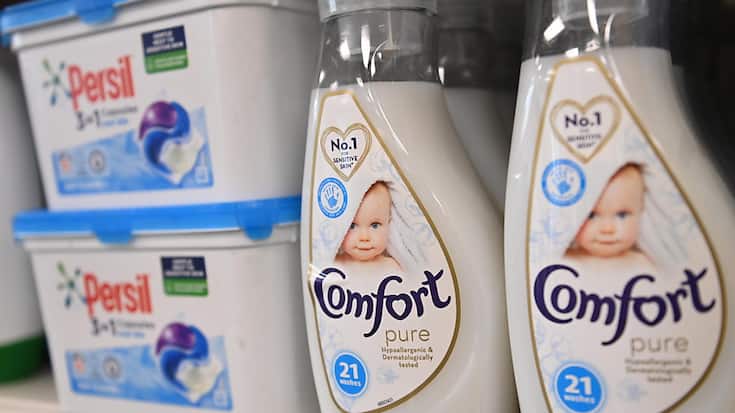 Unilever, qui détient notamment les marques Persil et Comfort, a dévoilé un bénéfice en nette hausse pour 2022. La performance a été assortie de ventes en progression, tirées par des augmentations de prix en réaction à l'inflation. (archives)