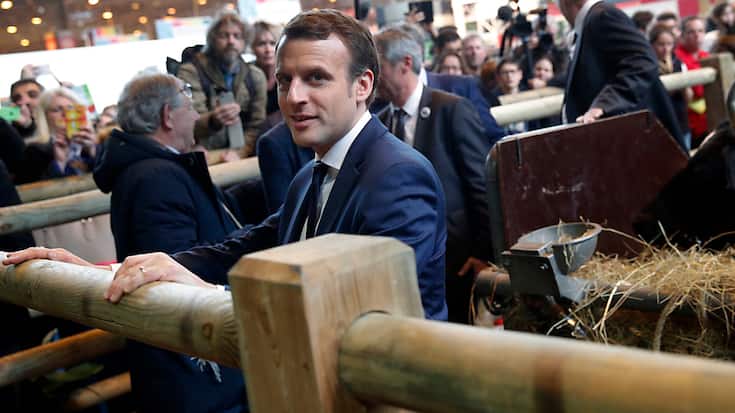 Emmanuel Macron doit passer toute la journée au contact des professionnels de l'élevage, des cultures, de la pêche et de l'industrie agro-alimentaire (archives).