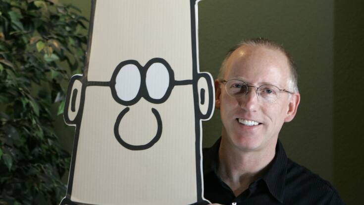"Le meilleur conseil que je pourrais donner aux blancs est de ficher le camp loin des noirs", a récemment déclaré Scott Adams, le créateur de "Dilbert" (archives).