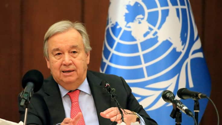Antonio Guterres a demandé aux pays riches une aide de quelque 500 milliards de dollars par an pour aider les pays les plus pauvres de la planète, "coincés dans des cercles vicieux qui rendent le développement difficile, sinon impossible".