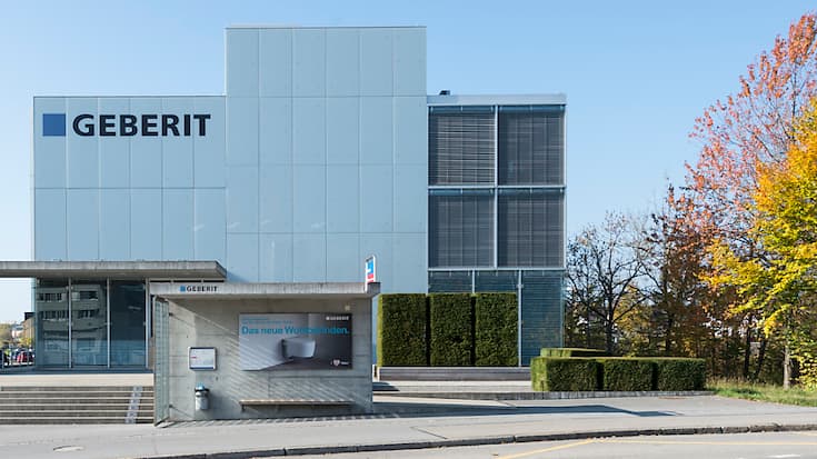 Geberit a vu son excédent brut d'exploitation (Ebitda) chuter  à 909 millions de francs, après plus d'un milliard de francs en 2021, pour une marge afférente de 26,8% contre 30,9% un an plus tôt (archives).