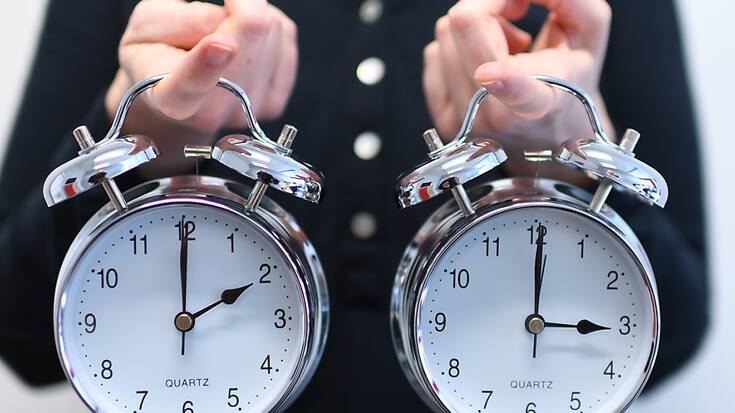 A 02h00 il sera 03h00 dimanche (Photo d'illustration).