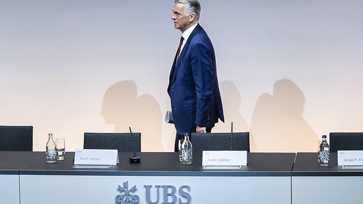 Sergio Ermotti, qui va reprendre les commandes d'UBS, avait quitté la banque aux trois clés pour rejoindre Swiss Re en 2021. (achives)