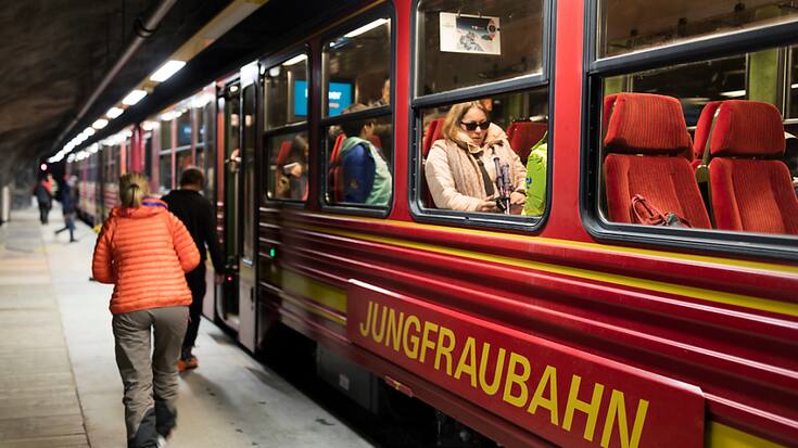 Jungfraubahn a dégagé l'an dernier un bénéfice net  de 44,4 millions de francs, contre une perte de 162'000 francs en 2021, soit le troisième meilleur résultat de l'entreprise (archives).