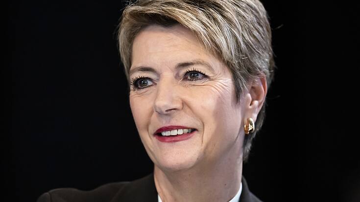 Karin Keller-Sutter s'est rendue à Washington juste après la session extraordinaire des Chambres fédérales consacrée à Credit Suisse (archives).