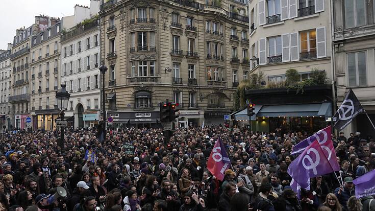 Le secteur manufacturier français a ralentit notamment en raison des mouvements de grève. (Archives)