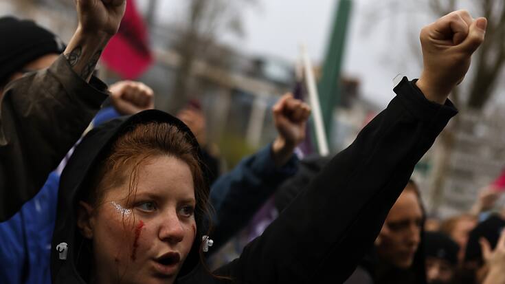 Il y a près d'un mois, une manifestation contre la création de méga-réserves d'eau dans l'ouest de la France avait viré à l'affrontement entre forces de l'ordre et opposants (archives).