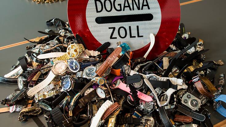 Dans plus de 90% des cas, les contrefaçons interceptées à la frontière sont transportées dans des petits envois (archives).