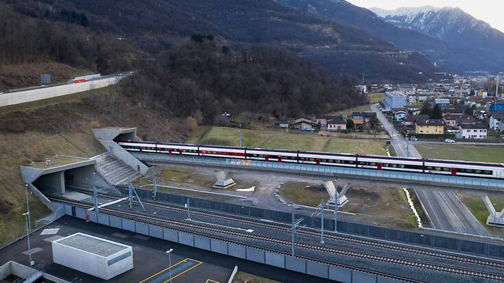 Le tunnel du Ceneri et les différents aménagements étant terminés, la filiale des CFF AlpTransit est dissoute avec la satisfaction de la mission accomplie (Photo d'illustration).