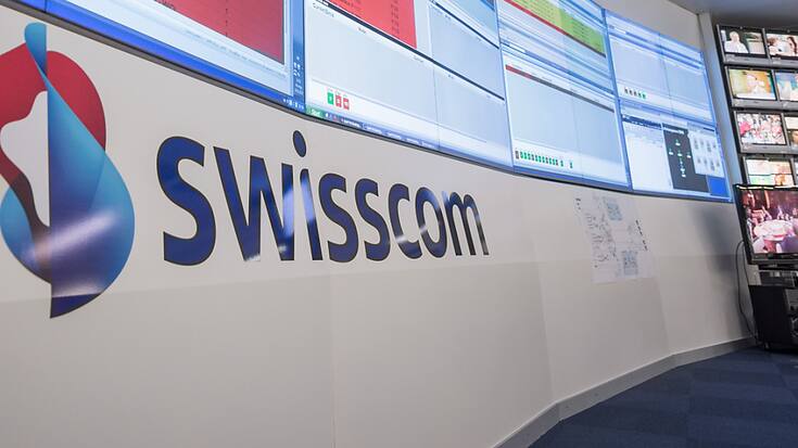 À fin mars 2023, Swisscom couvrait plus de 75% de la population suisse avec la 5G+.  (KEYSTONE/Samuel Truempy)