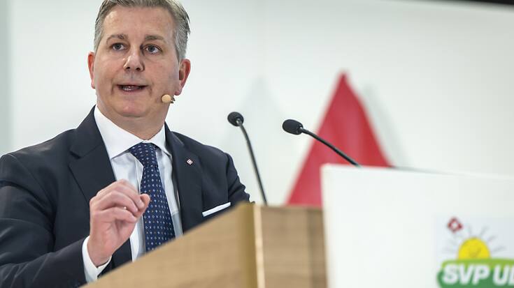 Président de l'UDC suisse, Marco Chiesa ne veut pas de la nouvelle loi fédérale sur le climat.