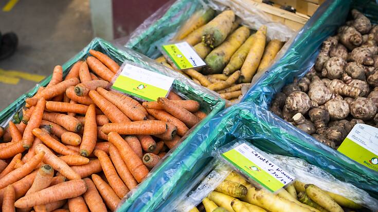 L'inflation s'est légèrement repliée en avril. Les prix des fruits et légumes ont ainsi diminué par rapport au mois précédent. (archives)