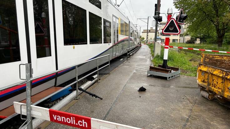 La rame de la compagnie régionale WSB a effectué un freinage d'urgence. L'adolescent a malgré tout été percuté et écrasé par le train. Il se trouve dans un état critique.