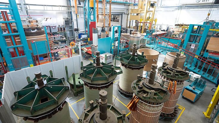 Entre janvier et fin mars, Siemens a vu son bénéfice net s'envoler de 194% de son bénéfice net, à 3,5 milliards d'euros (3,4 milliards de francs) (archives).