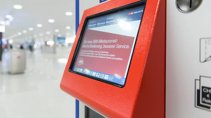 Des messages d'erreur apparaissaient lundi matin sur les automates, l'application des CFF et le site internet de l'ex-régie fédérale (image d'illustration).