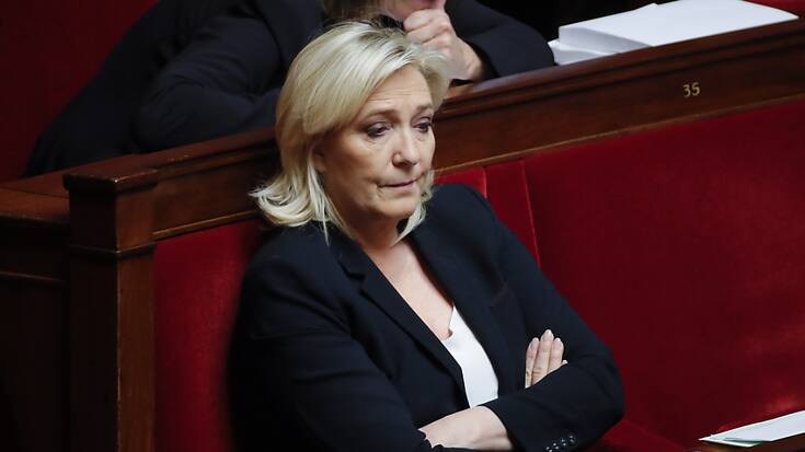 "Je signe un prêt avec une banque, je ne signe pas un prêt avec Vladimir Poutine", a martelé Marine Le Pen lors de son audition à l'Assemblée nationale (archives).