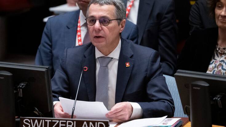 Le conseiller fédéral Ignazio Cassis préside mardi une séance du Conseil de sécurité de l'ONU consacrée à la protection de la centrale nucléaire ukrainienne de Zaporijjia .