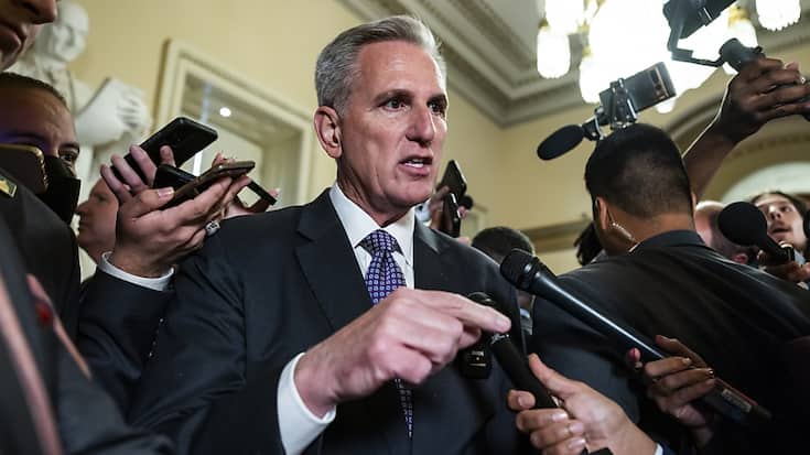 Le speaker de la chambre des représentants, le républicain Kevin McCarthy, a reconnu qu'il ne ferait pas le plein de voix dans son camp, tout en affichant son optimisme.