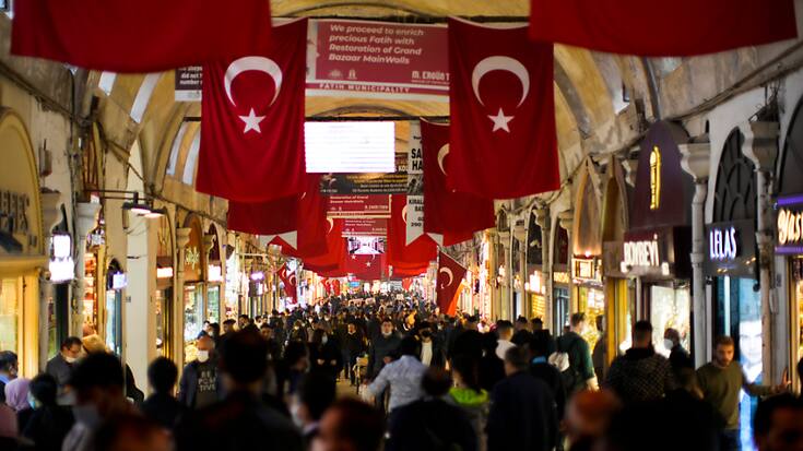 Le président turc Recep Tayyip Erdogan a nommé un nouveau ministre de l'Economie, Mehmet Simsek, qui aura pour mission d'endiguer l'inflation (39,6% sur un an en mai) et de remettre l'économie turque sur les rails. (archives)