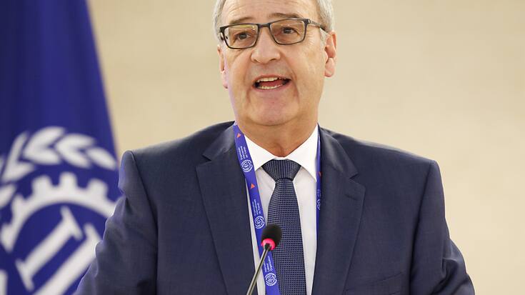Le conseiller fédéral Guy Parmelin affirme qu'aucun pays ne peut exporter son système d'apprentissage tant les conditions-cadres diffèrent entre Etats.