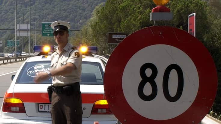 Le contrôle a eu lieu sur un tronçon limité à 80 km/h en raison de travaux (image d'illustration).