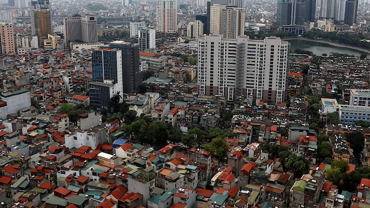 Selon la Banque mondiale, la croissance du Vietnam devrait atteindre 6,3 % en 2023, loin des 8 % réalisés en 2022. (EPA/LUONG THAI LINH)