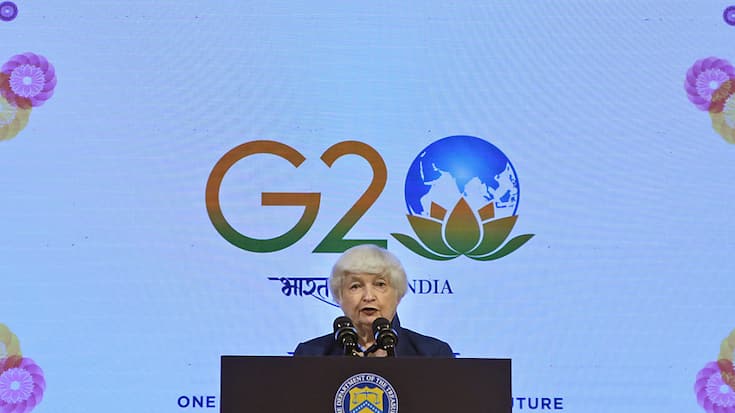 Les accords de restructuration de la dette pour les pays à faible revenu ont été l'une des priorités du groupe des vingt grandes économies, réunies en Inde.