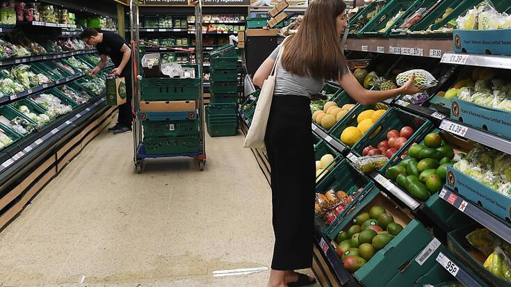 L'inflation britannique, malgré le ralentissement plus marqué qu'attendu en juin, reste élevée et plus persistante que dans les autres économies occidentales. (Archives)