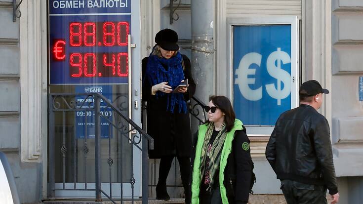 L'érosion du rouble a poussé la Banque centrale de Russie à agir pour éviter de revoir l'inflation flamber, comme au printemps 2022. (archives)