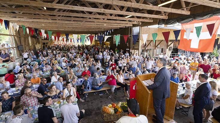 L'an dernier, Ignazio Cassis, alors président de la Confédération, avait aussi participé au traditionnel brunch à la ferme du 1er août.