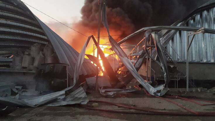 Des attaques aériennes russes ont détruit plusieurs infrastructures portuaires de la région d'Odessa, notamment dans le port de la ville ukrainienne.