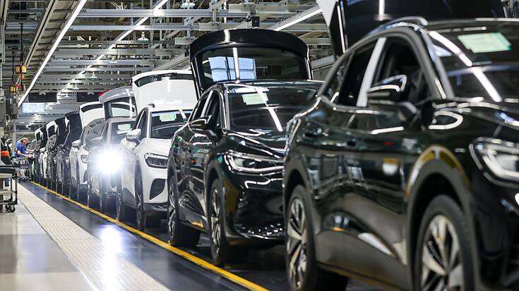 L'industrie automobile allemande a vu sa production reculer de 3,5% sur un mois (archives).