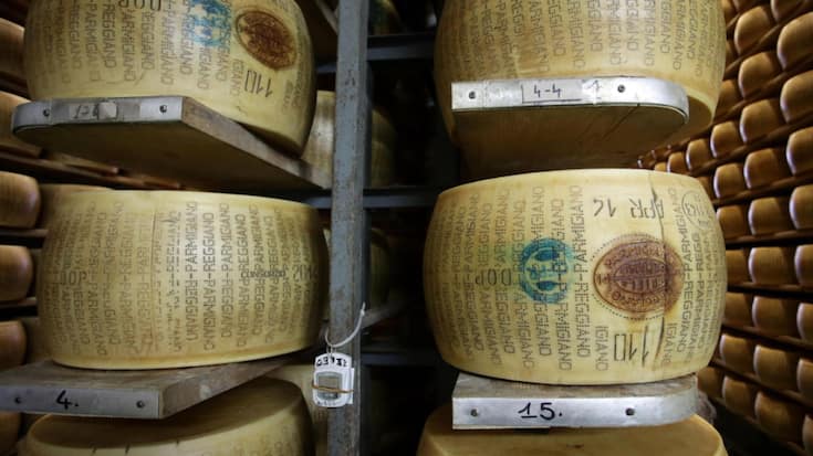 La victime a été écrasée par des meules de fromage (image d'illustration).