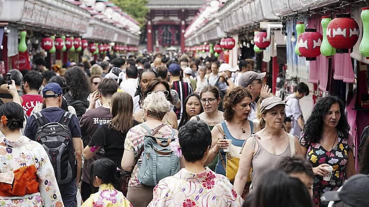 Le retour des touristes au sortir de la pandémie a contribué au rétablissement marqué de l'économie nippone. (archive)