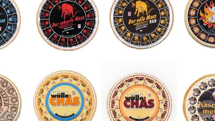 La fromagerie Studer rappelle tous les fromages affinés : sur la photo, une sélection de six d'entre eux.