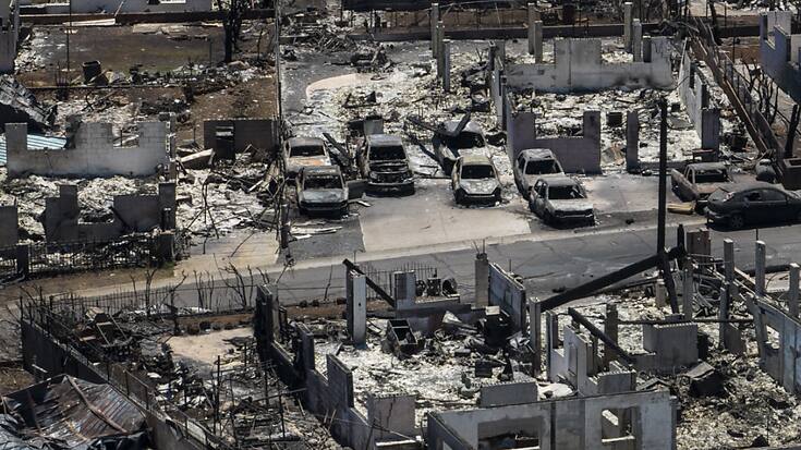 Le feu a quasiment rasé la ville de Lahaina (archives).
