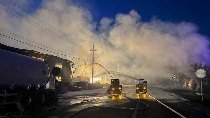 Les explosions ont eu lieu dans une station de gaz liquéfié à Crevedia.