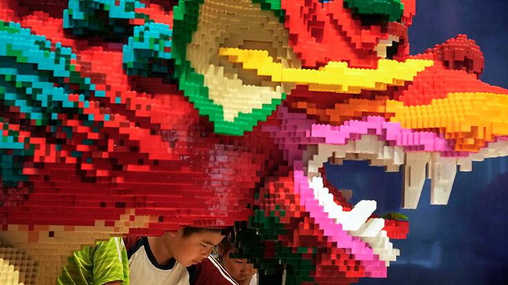 Lego a de grandes ambitions en Chine, où 85 nouveaux magasins doivent être ouverts cette année, sur un total de 150 nouvelles ouvertures prévues (archives)