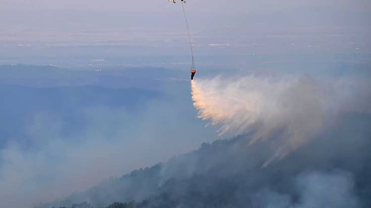 L'incendie grec est le plus gros feu de forêt d'un seul tenant depuis 2008, selon l'EMS. La superficie brûlée correspond à la taille d'une ville comme New York (image d'archives).