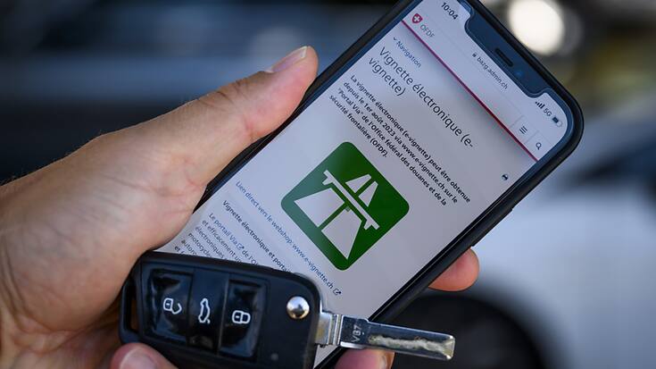 La nouvelle vignette électronique peut être achetée sur Internet et est liée au numéro d'immatriculation de la voiture (archives).