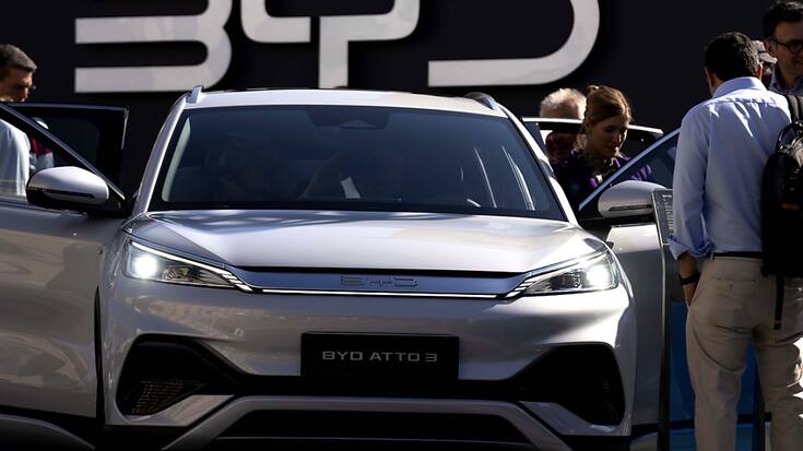 En août, le chinois BYD était de nouveau le champion incontesté de l'électrique dans son pays, loin devant Tesla. (Archives)