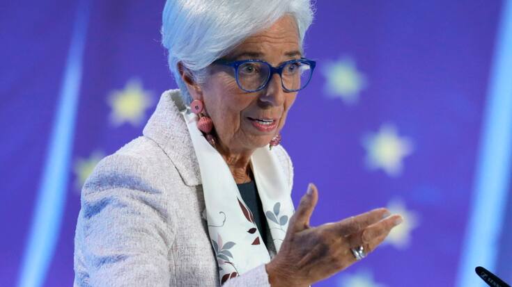 La présidente de la BCE Christine Lagarde a tranché en faveur d'une nouvelle hausse des taux, malgré la faiblesse de la conjoncture en zone euro (archives).